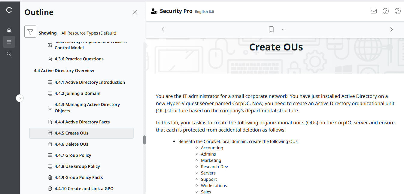 TestOut Security Pro for Security+ (SY0-701)