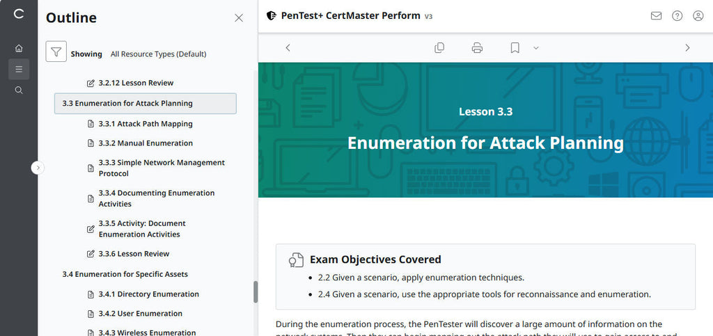 CompTIA PenTest+ PT0-003 (V3) CertMaster Perform – Pre-Configured Account | 3-Month Access | No Access Code